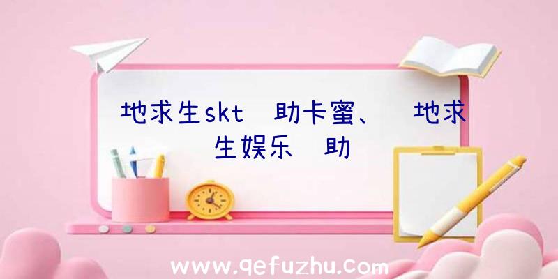 绝地求生skt辅助卡蜜、绝地求生娱乐辅助