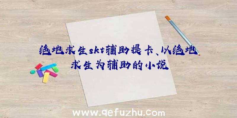 绝地求生skt辅助提卡、以绝地求生为辅助的小说