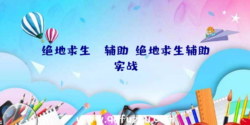 绝地求生sp辅助、绝地求生辅助实战