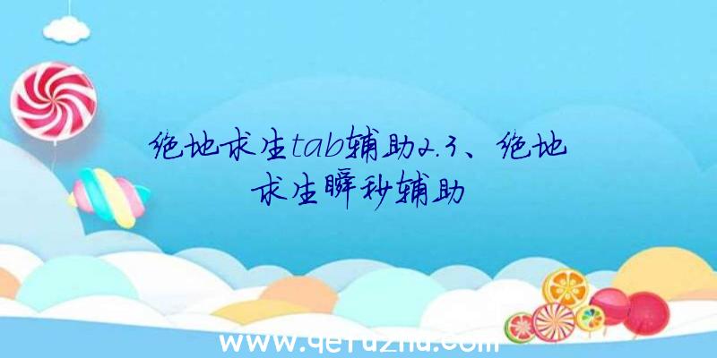 绝地求生tab辅助2.3、绝地求生瞬秒辅助