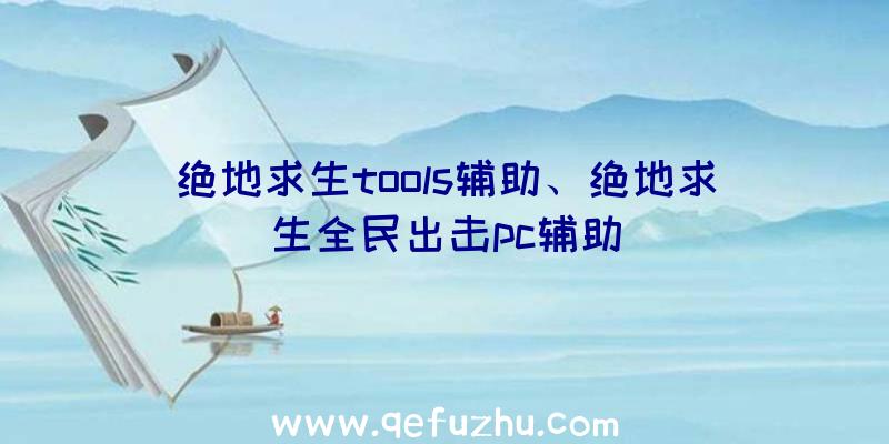 绝地求生tools辅助、绝地求生全民出击pc辅助