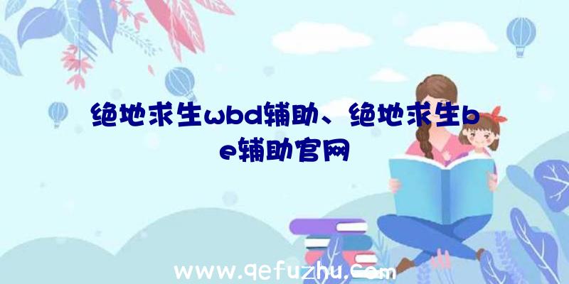 绝地求生wbd辅助、绝地求生be辅助官网