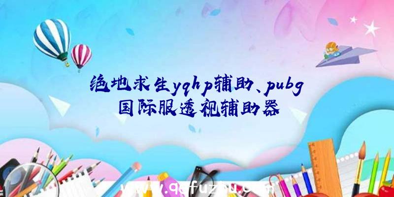 绝地求生yqhp辅助、pubg国际服透视辅助器