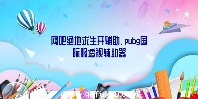 网吧绝地求生开辅助、pubg国际服透视辅助器