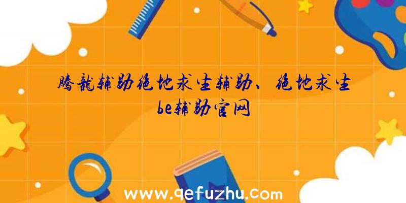 腾龙辅助绝地求生辅助、绝地求生be辅助官网