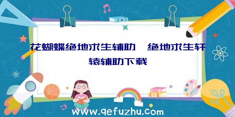 花蝴蝶绝地求生辅助、绝地求生轩辕辅助下载