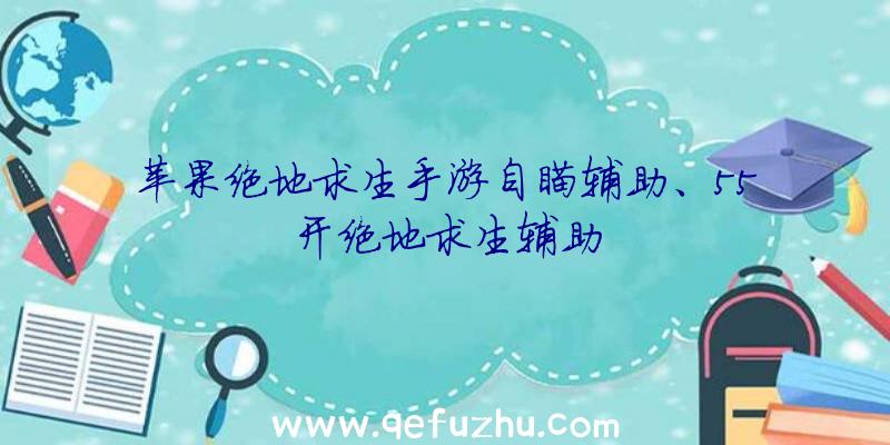 苹果绝地求生手游自瞄辅助、55开绝地求生辅助