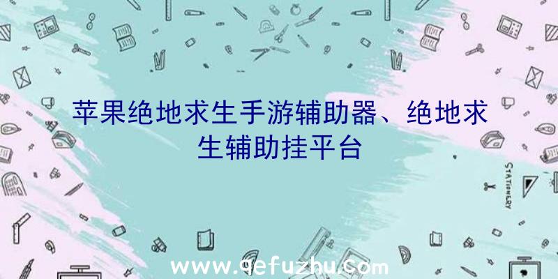 苹果绝地求生手游辅助器、绝地求生辅助挂平台