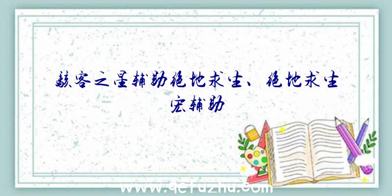 骇客之星辅助绝地求生、绝地求生宏辅助