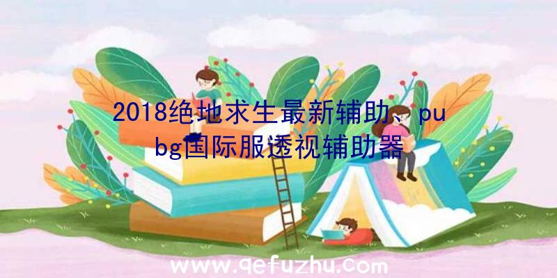 2018绝地求生最新辅助、pubg国际服透视辅助器