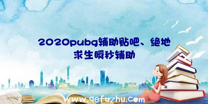 2020pubg辅助贴吧、绝地求生瞬秒辅助