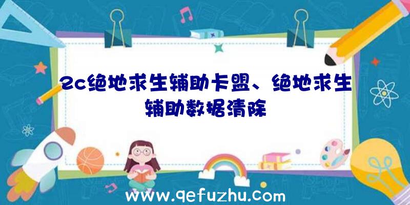 2c绝地求生辅助卡盟、绝地求生辅助数据清除