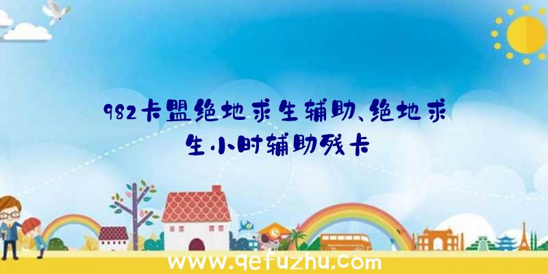 982卡盟绝地求生辅助、绝地求生小时辅助残卡