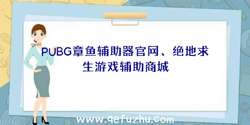 PUBG章鱼辅助器官网、绝地求生游戏辅助商城