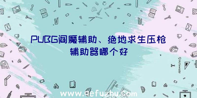 PUBG阎魔辅助、绝地求生压枪辅助器哪个好