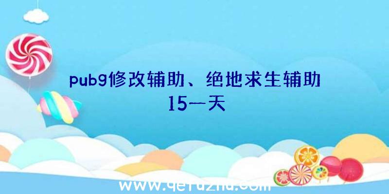 pubg修改辅助、绝地求生辅助15一天