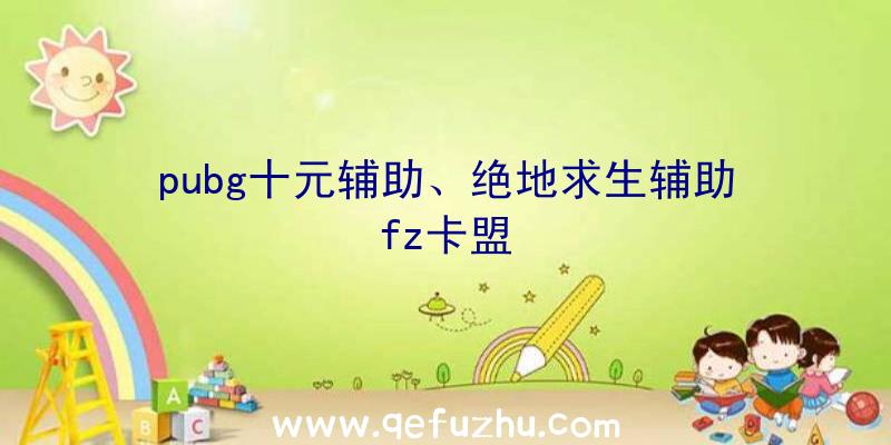 pubg十元辅助、绝地求生辅助fz卡盟