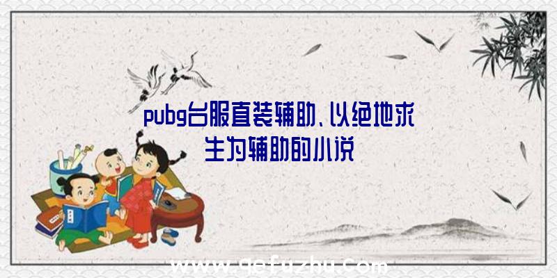 pubg台服直装辅助、以绝地求生为辅助的小说