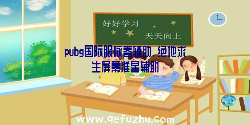 pubg国际服咏春辅助、绝地求生屏幕准星辅助