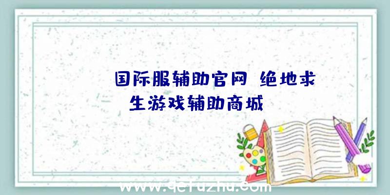 pubg国际服辅助官网、绝地求生游戏辅助商城