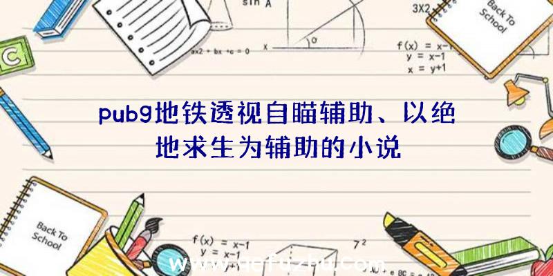 pubg地铁透视自瞄辅助、以绝地求生为辅助的小说