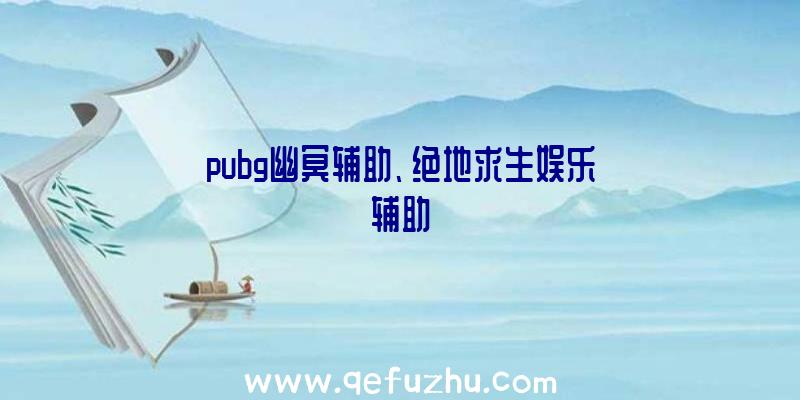 pubg幽冥辅助、绝地求生娱乐辅助