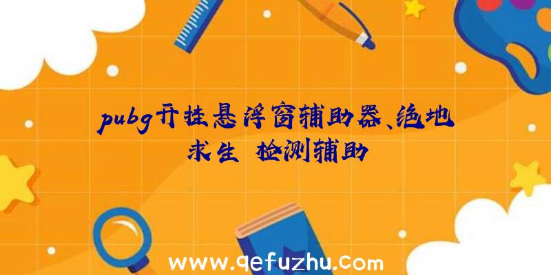 pubg开挂悬浮窗辅助器、绝地求生