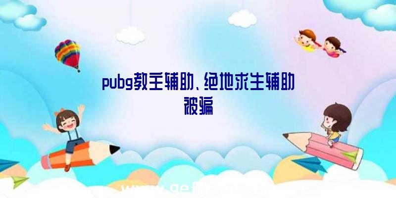 pubg教主辅助、绝地求生辅助被骗