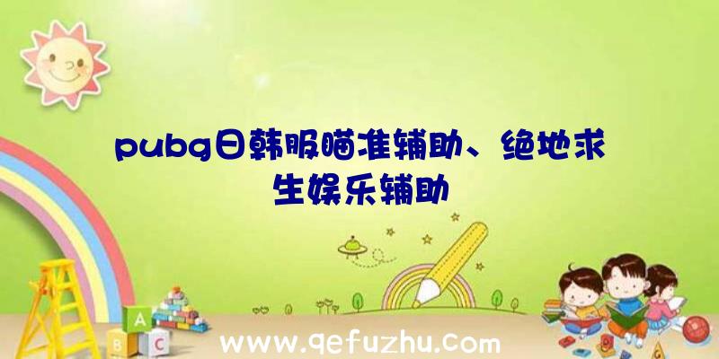 pubg日韩服瞄准辅助、绝地求生娱乐辅助