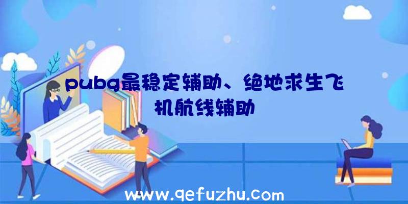 pubg最稳定辅助、绝地求生飞机航线辅助