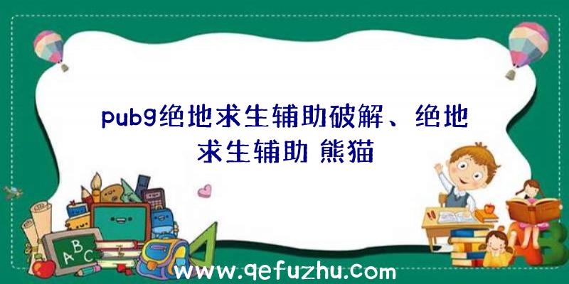 pubg绝地求生辅助破解、绝地求生辅助