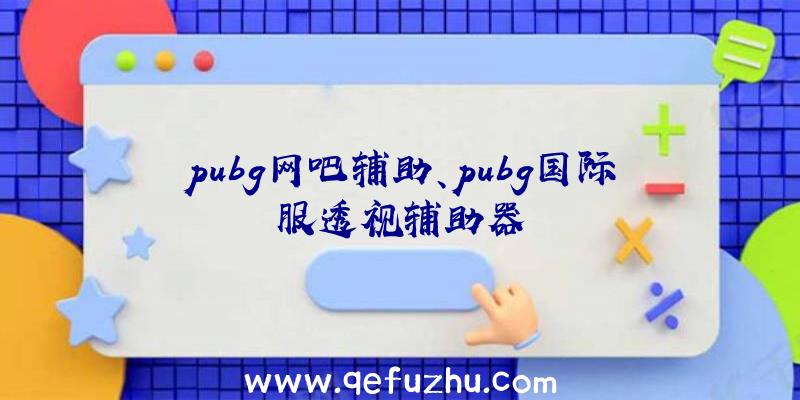 pubg网吧辅助、pubg国际服透视辅助器