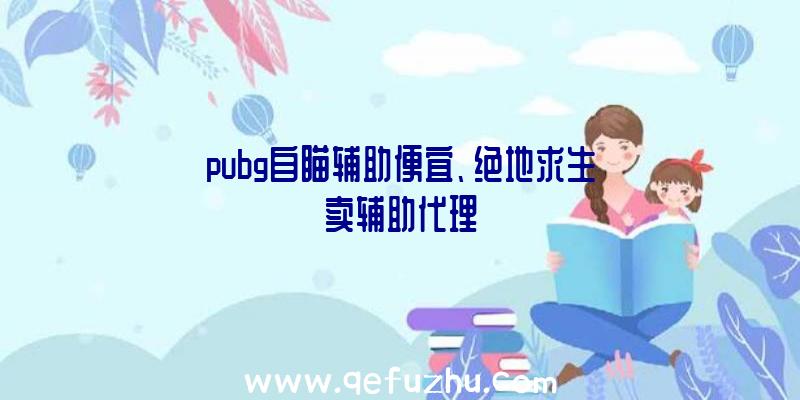 pubg自瞄辅助便宜、绝地求生卖辅助代理