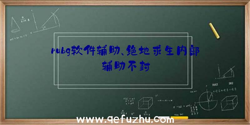 pubg软件辅助、绝地求生内部辅助不封