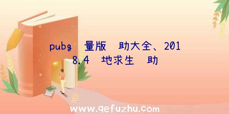 pubg轻量版辅助大全、2018.4绝地求生辅助