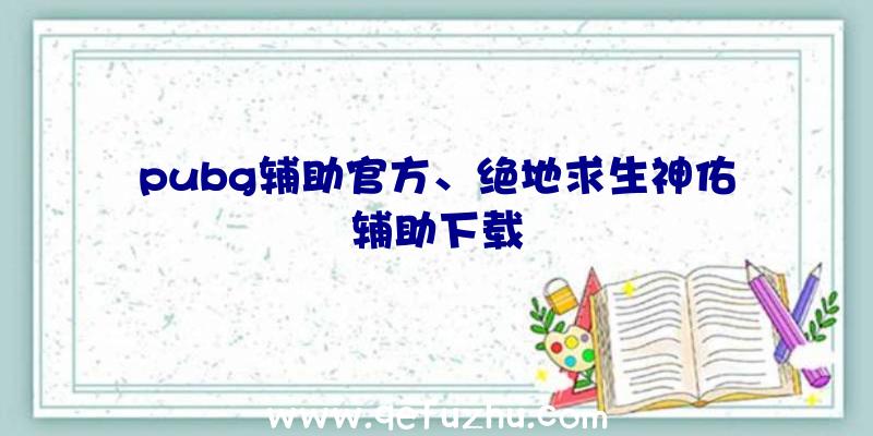 pubg辅助官方、绝地求生神佑辅助下载