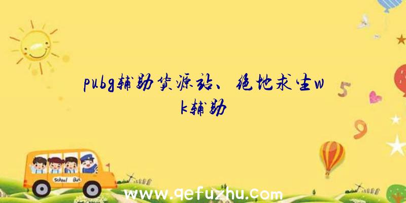 pubg辅助货源站、绝地求生wk辅助