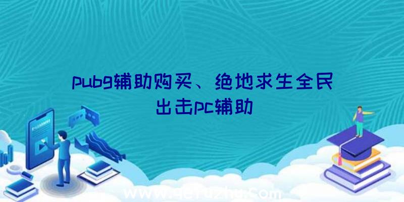 pubg辅助购买、绝地求生全民出击pc辅助