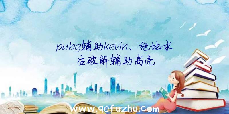 pubg辅助kevin、绝地求生破解辅助高亮