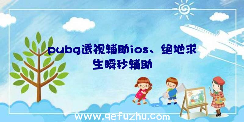 pubg透视辅助ios、绝地求生瞬秒辅助