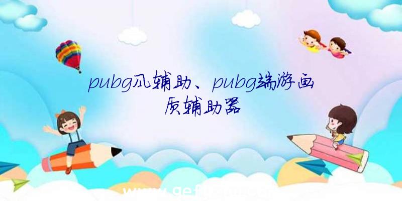 pubg风辅助、pubg端游画质辅助器