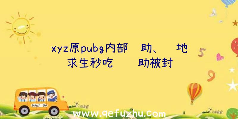 xyz原pubg内部辅助、绝地求生秒吃药辅助被封