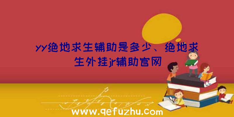 yy绝地求生辅助是多少、绝地求生外挂jr辅助官网