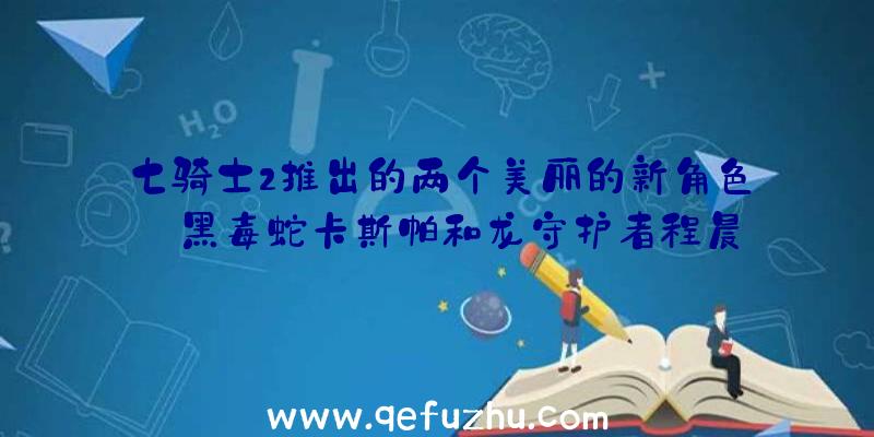 七骑士2推出的两个美丽的新角色:黑毒蛇卡斯帕和龙守护者程晨