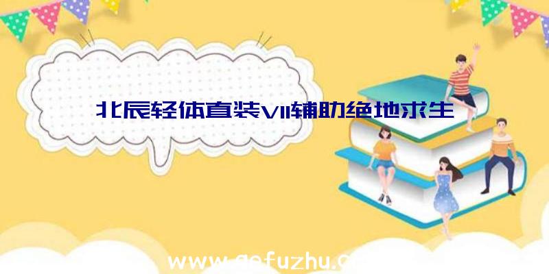 北辰轻体直装V11辅助绝地求生