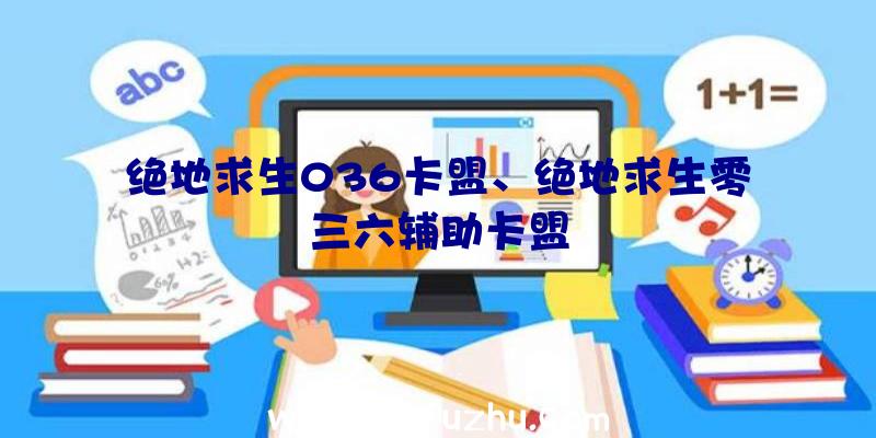 绝地求生036卡盟、绝地求生零三六辅助卡盟