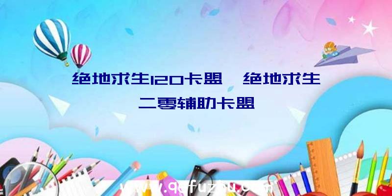 绝地求生120卡盟、绝地求生一二零辅助卡盟