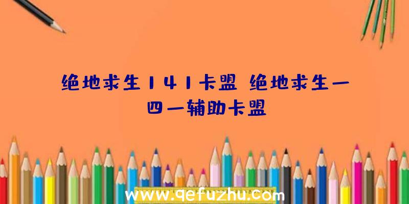 绝地求生141卡盟、绝地求生一四一辅助卡盟