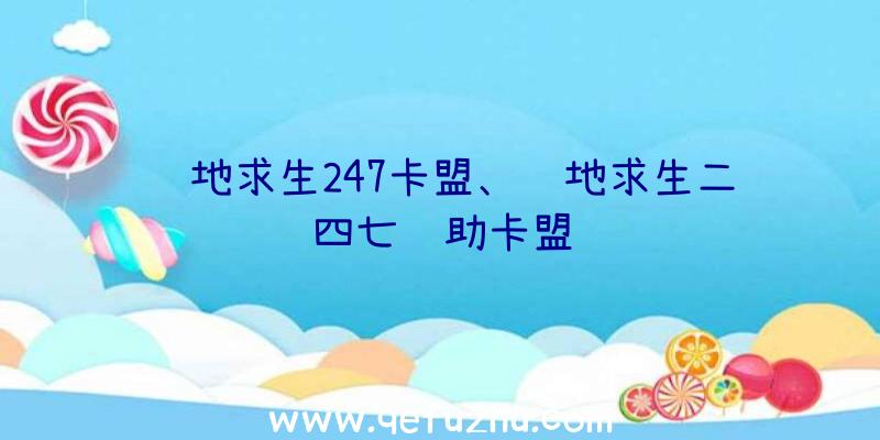 绝地求生247卡盟、绝地求生二四七辅助卡盟