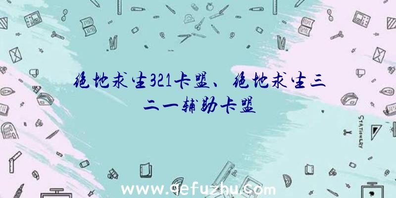 绝地求生321卡盟、绝地求生三二一辅助卡盟